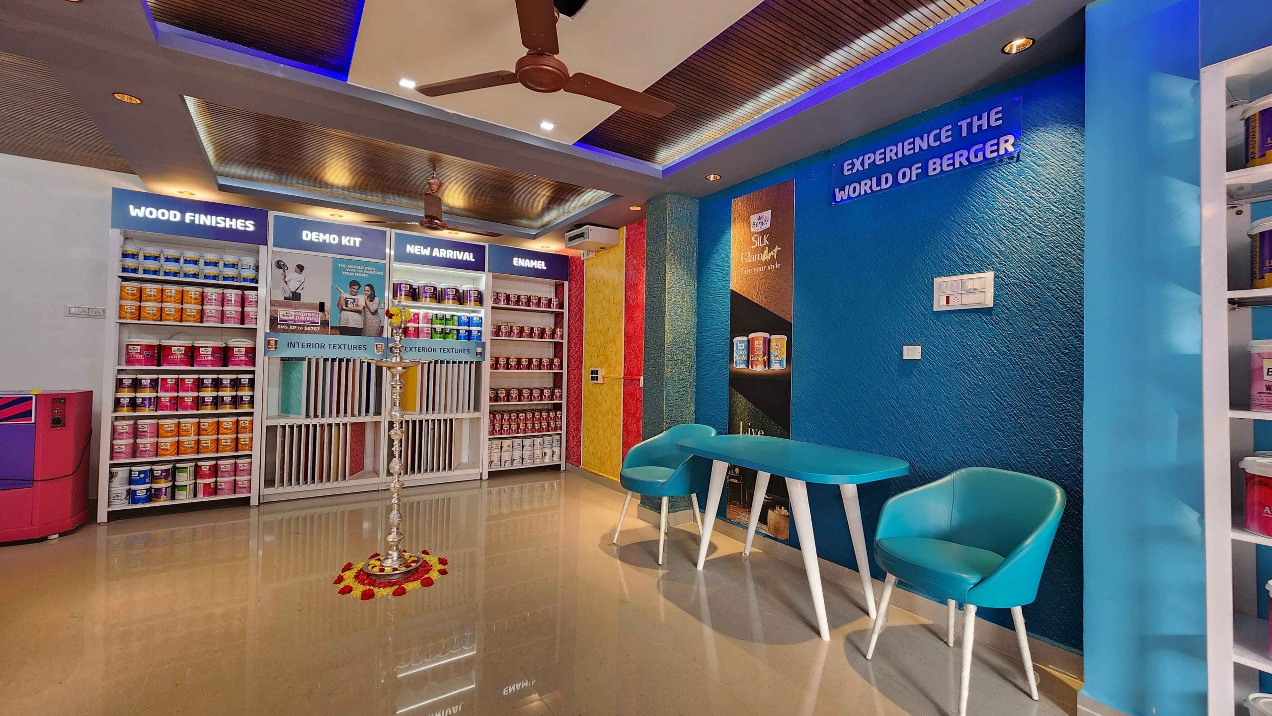 Berger Company Owned Paint showroom in vellore katpadi Berger Company Owned Paint showroom in vellore katpadi