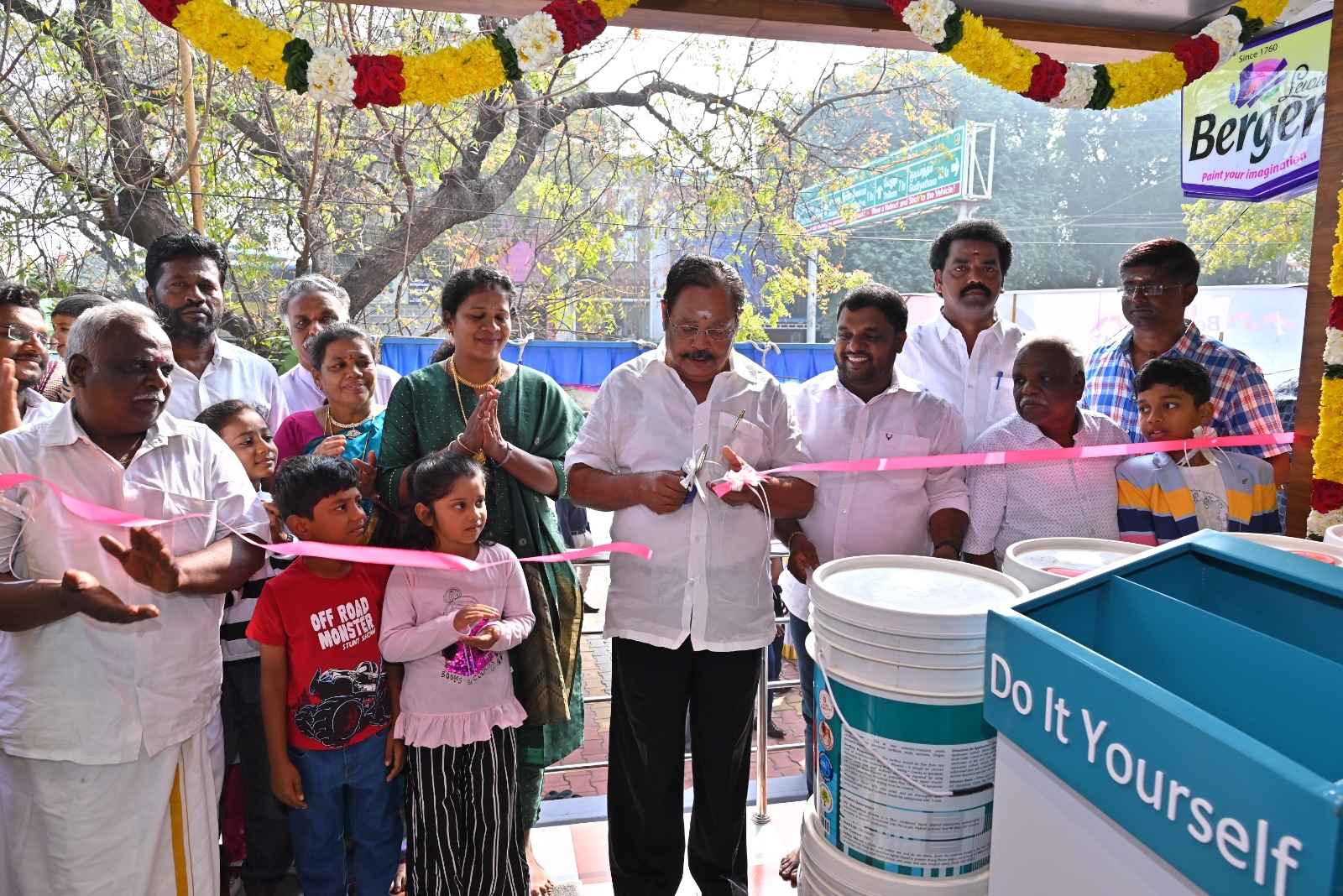 Berger Paints DOCO Showroom Opening by Mr Duraisingaram sir Berger Paints DOCO Showroom Opening by Mr Duraisingaram sir